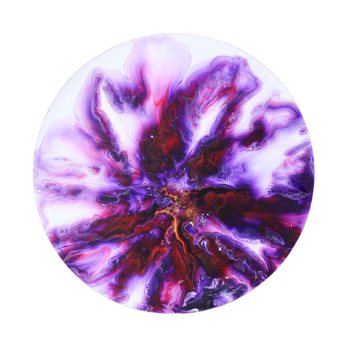 Original Acrylic Pouring Paintnig "Spirit of the Wild" by Nika Dovey